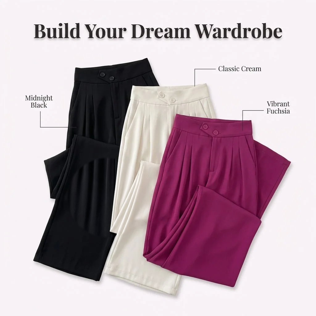 Bő Szárú Nadrág – Azonnal Nyújtja az Alakot