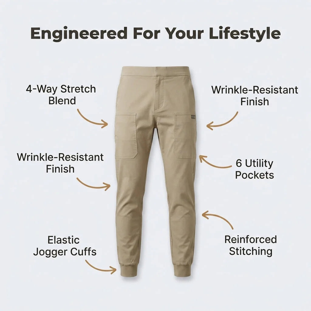 Jeans Cargo Elasticizzati Premium – Comfort e Stile — foto 2