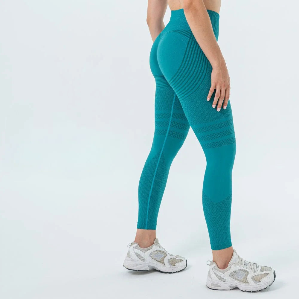Legging Anti-Cellulite — Vert Paon, photo 10